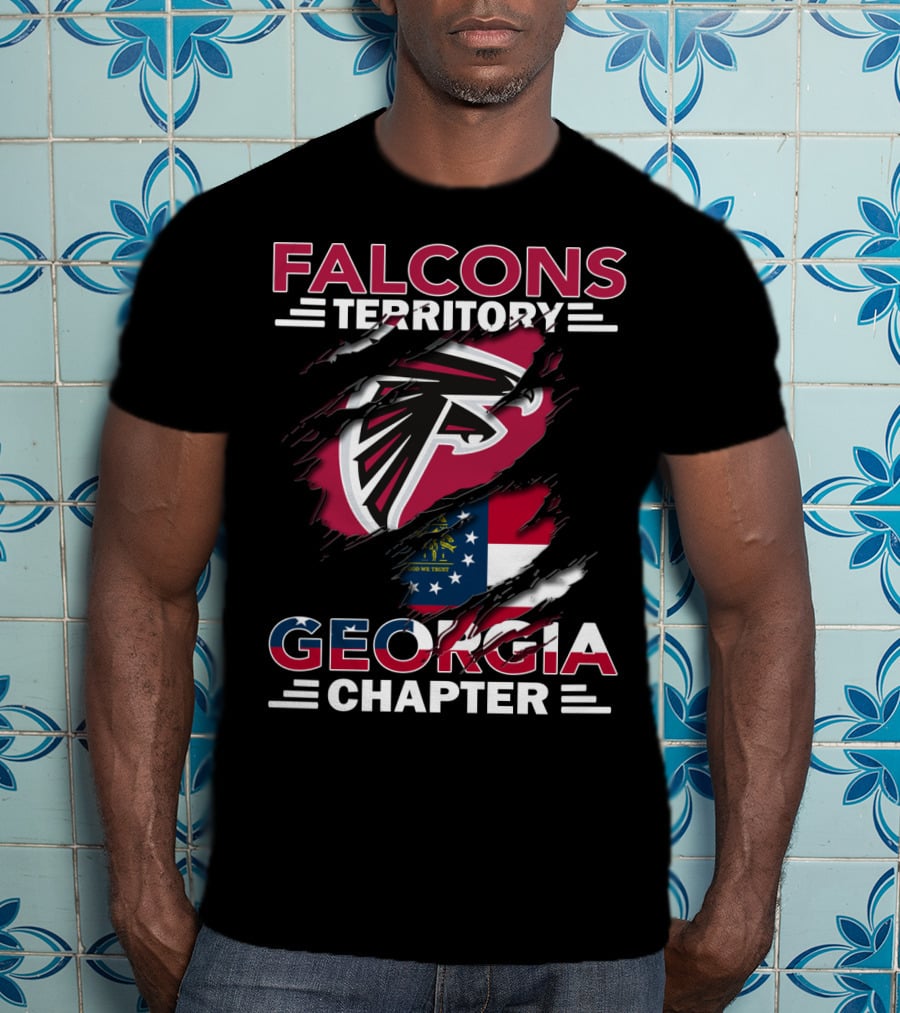 Falcons Territory Georgia Chapter Flag T-Shirt
