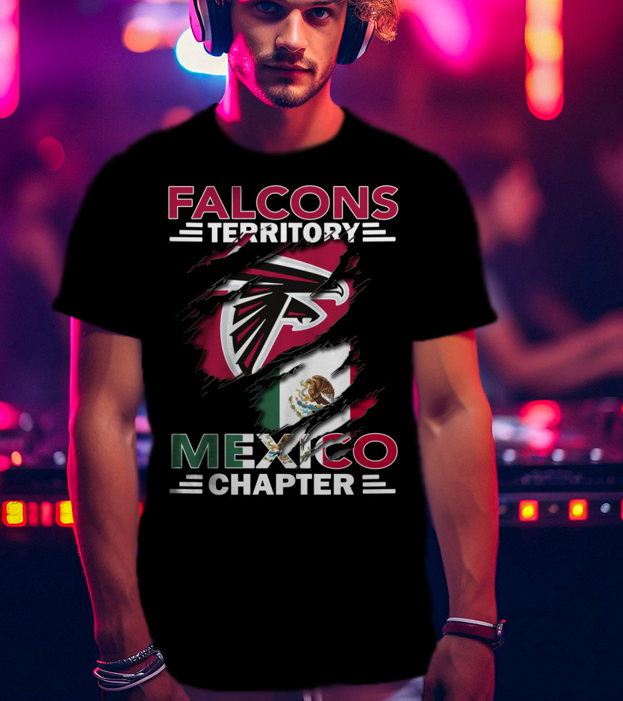Falcons Territory Mexico Chapter Flag T-Shirt