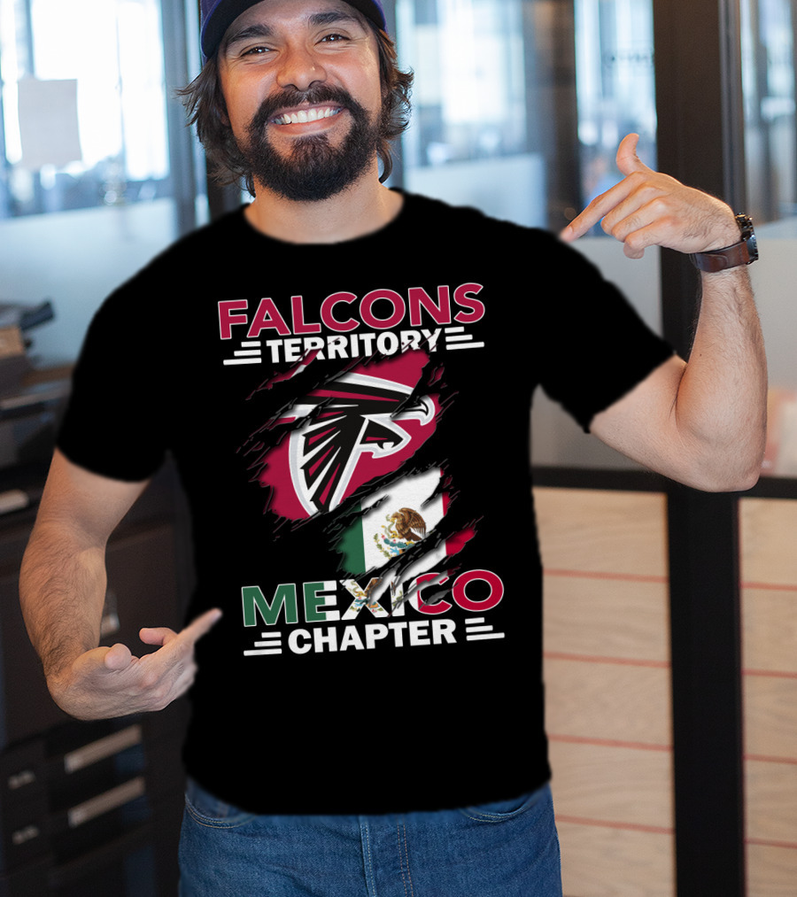 Falcons Territory Mexico Chapter Flag T-Shirt