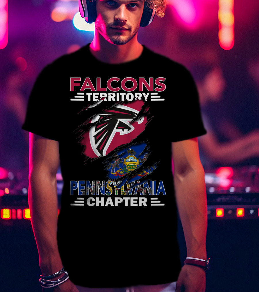 Falcons Territory Pennsylvania Chapter NFL Community Supporters T-Shirt