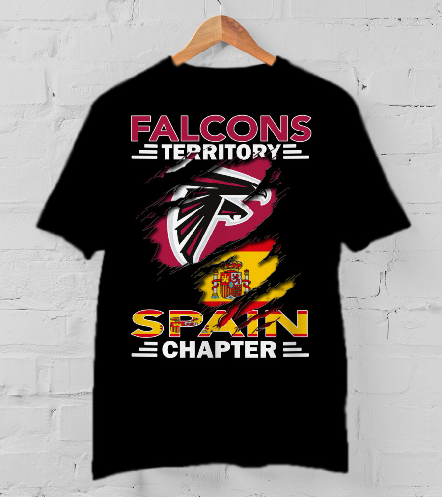 Falcons Territory Spain Chapter Flag T-Shirt