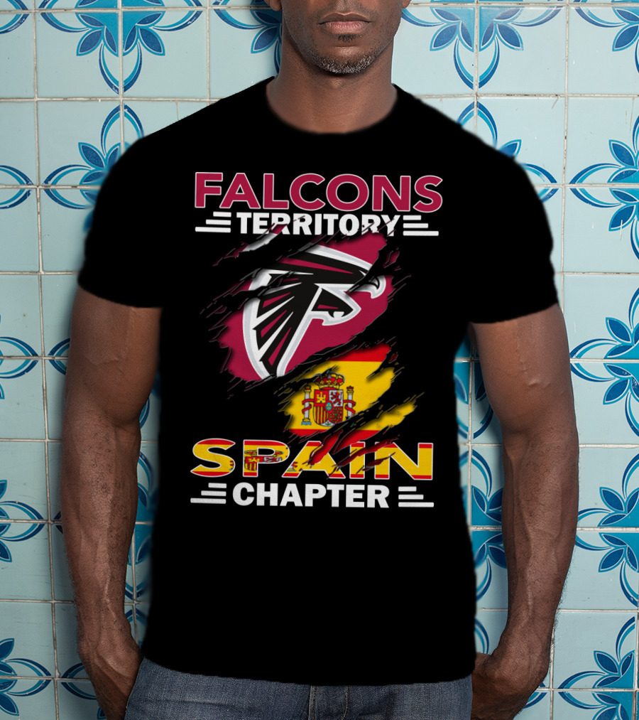 Falcons Territory Spain Chapter Flag T-Shirt