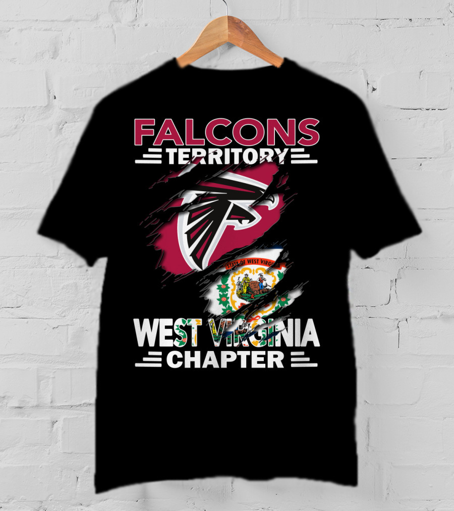 Falcons Territory West Virginia Chapter State Pride T-Shirt
