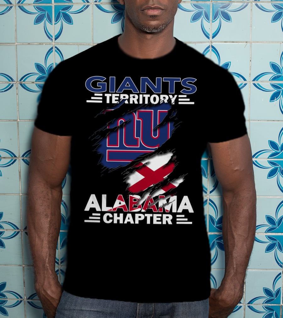 Giants Territory Alabama Chapter New York Football T-Shirt
