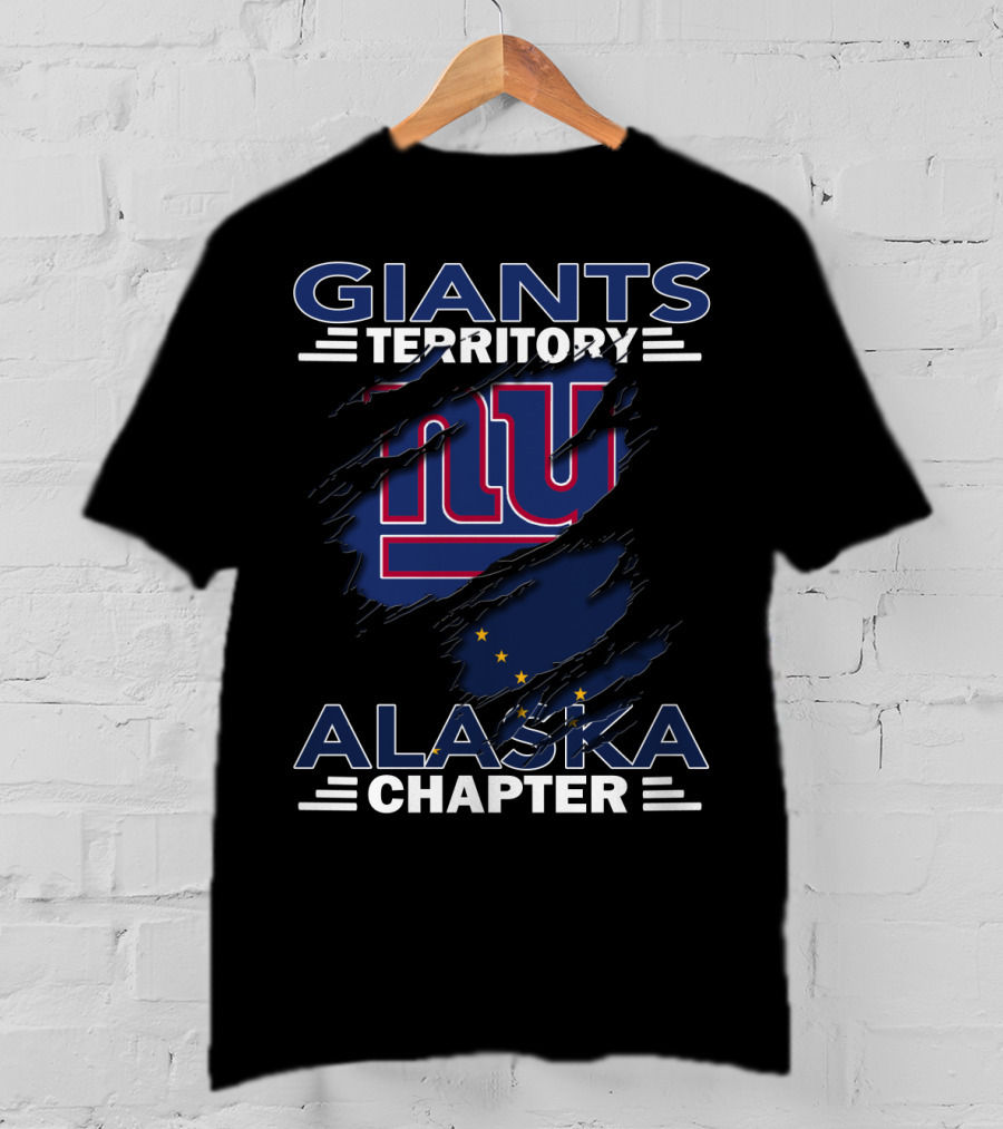 Giants Territory Alaska Chapter New York Football Fan Club T-Shirt