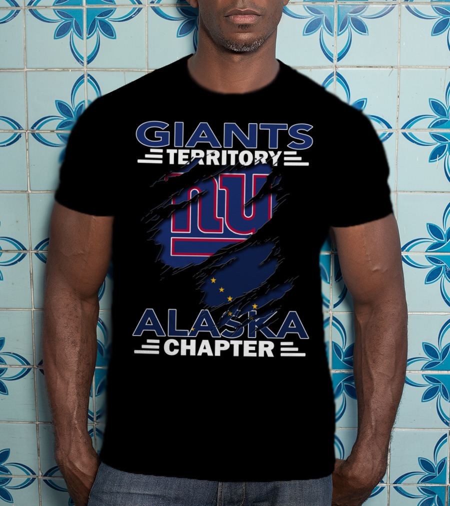 Giants Territory Alaska Chapter New York Football Fan Club T-Shirt