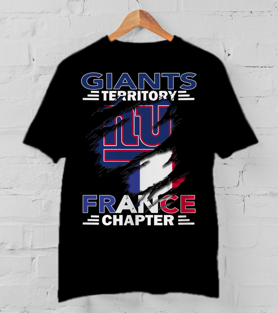 New York Giants Territory France Chapter T-Shirt