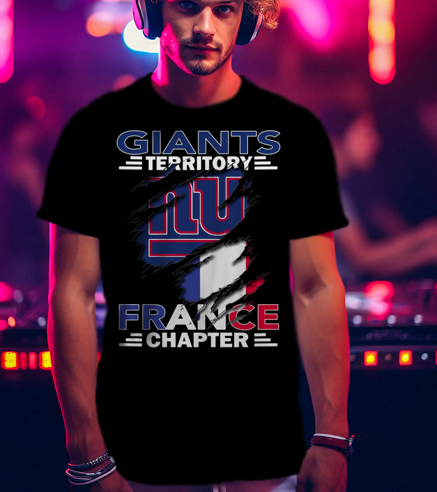 New York Giants Territory France Chapter T-Shirt