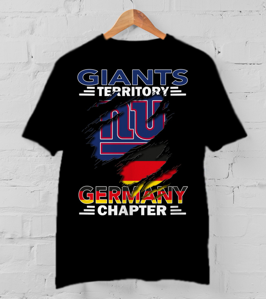 Giants Territory Germany Chapter NFL NY Flag T-Shirt