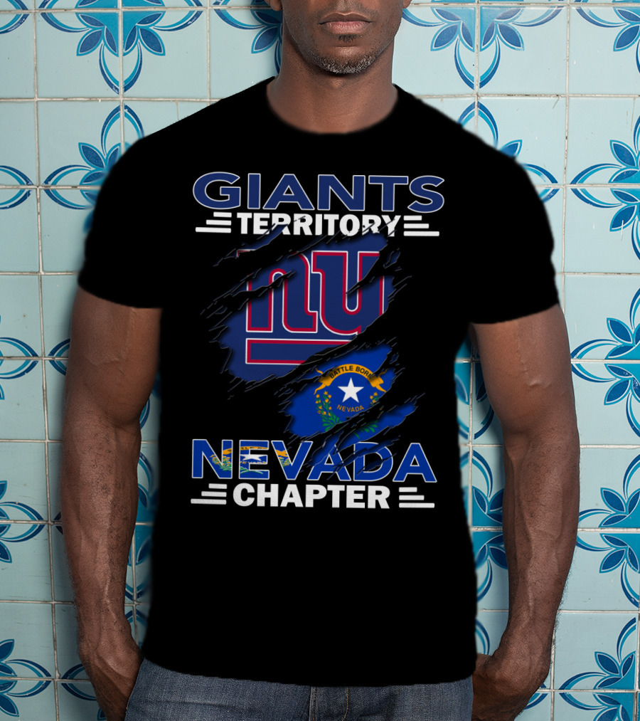 Giants Territory Nevada Chapter Battle Born NV Flag NY T-Shirt