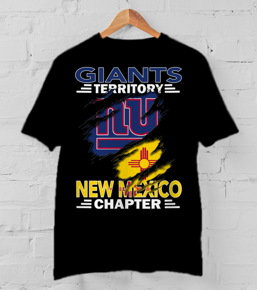 Giants Territory New Mexico Chapter NY Logo And Zia T-Shirt