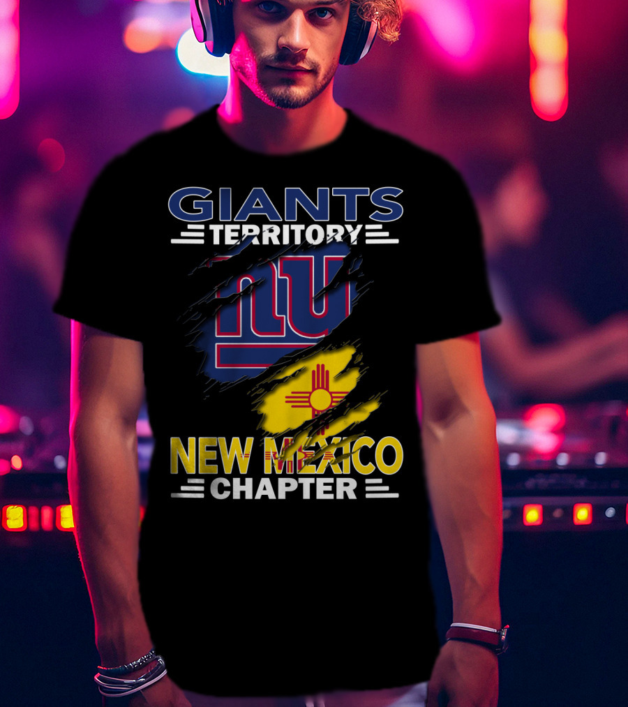 Giants Territory New Mexico Chapter NY Logo And Zia T-Shirt