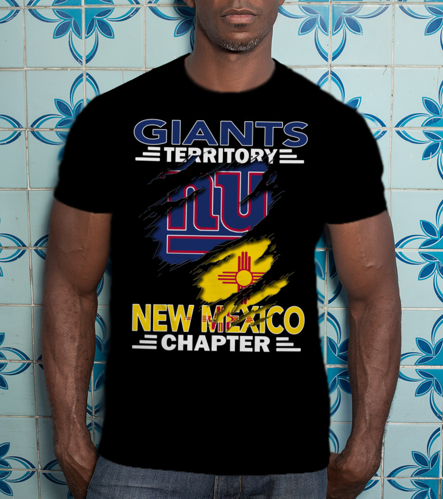 Giants Territory New Mexico Chapter NY Logo And Zia T-Shirt