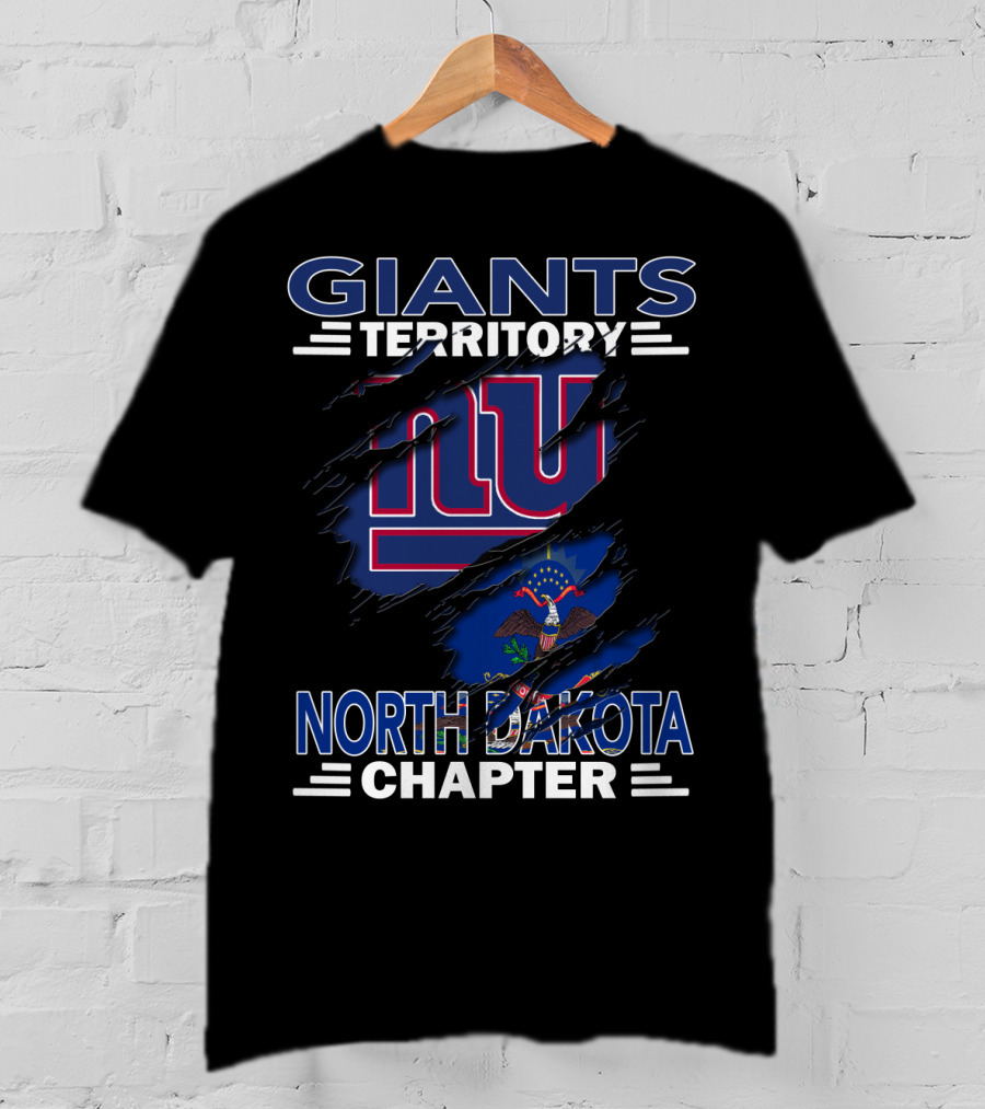 Giants Territory North Dakota Chapter NY Giants Fan Club T-Shirt