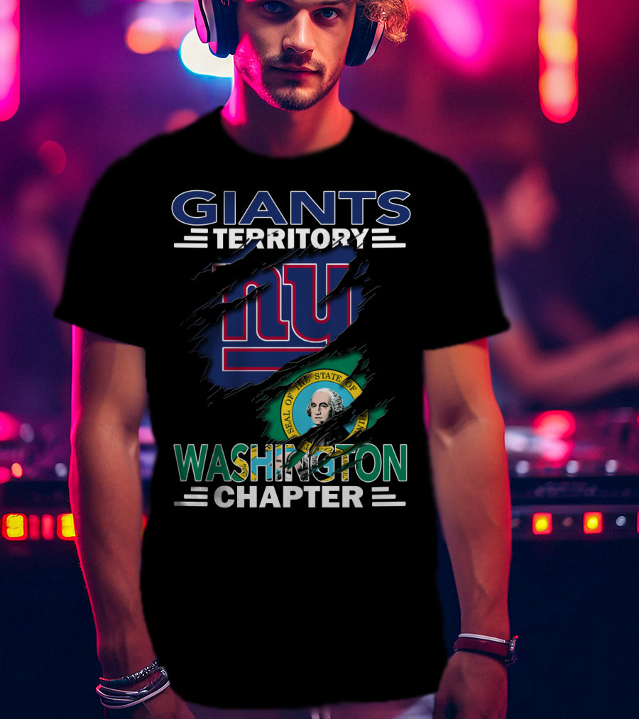 Giants Territory Washington Chapter Seal NY T-Shirt
