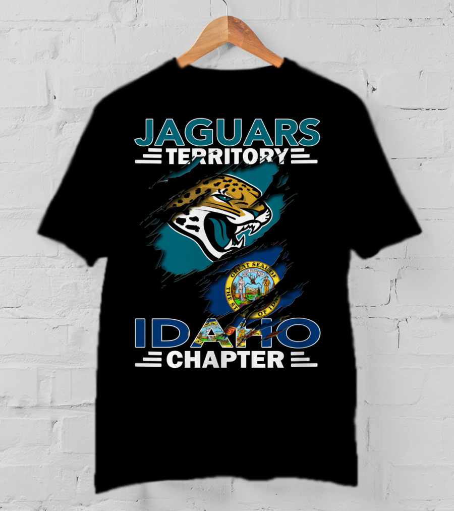 Jaguars Territory Idaho Chapter Great Seal Of Idaho T-Shirt