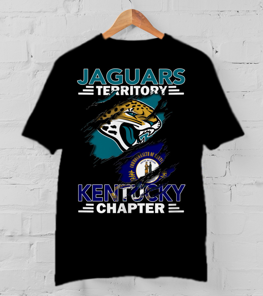 Jaguars Territory Kentucky Chapter Commonwealth Flag T-Shirt