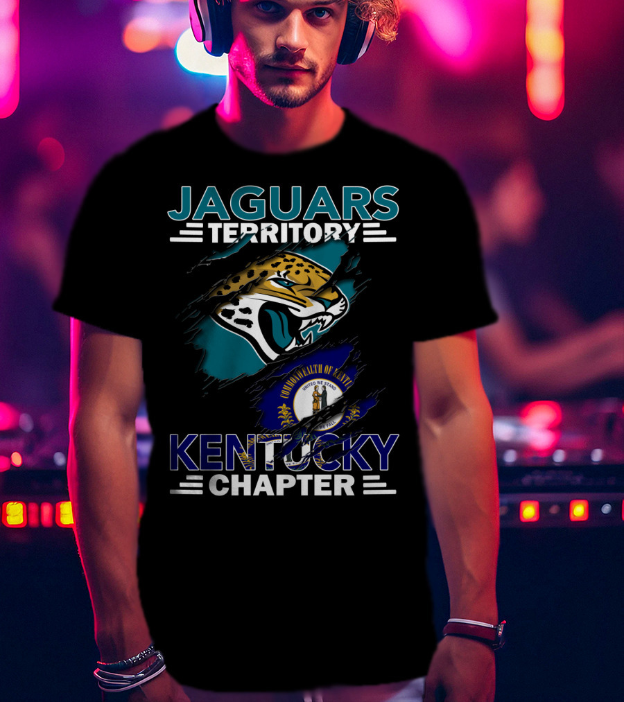 Jaguars Territory Kentucky Chapter Commonwealth Flag T-Shirt