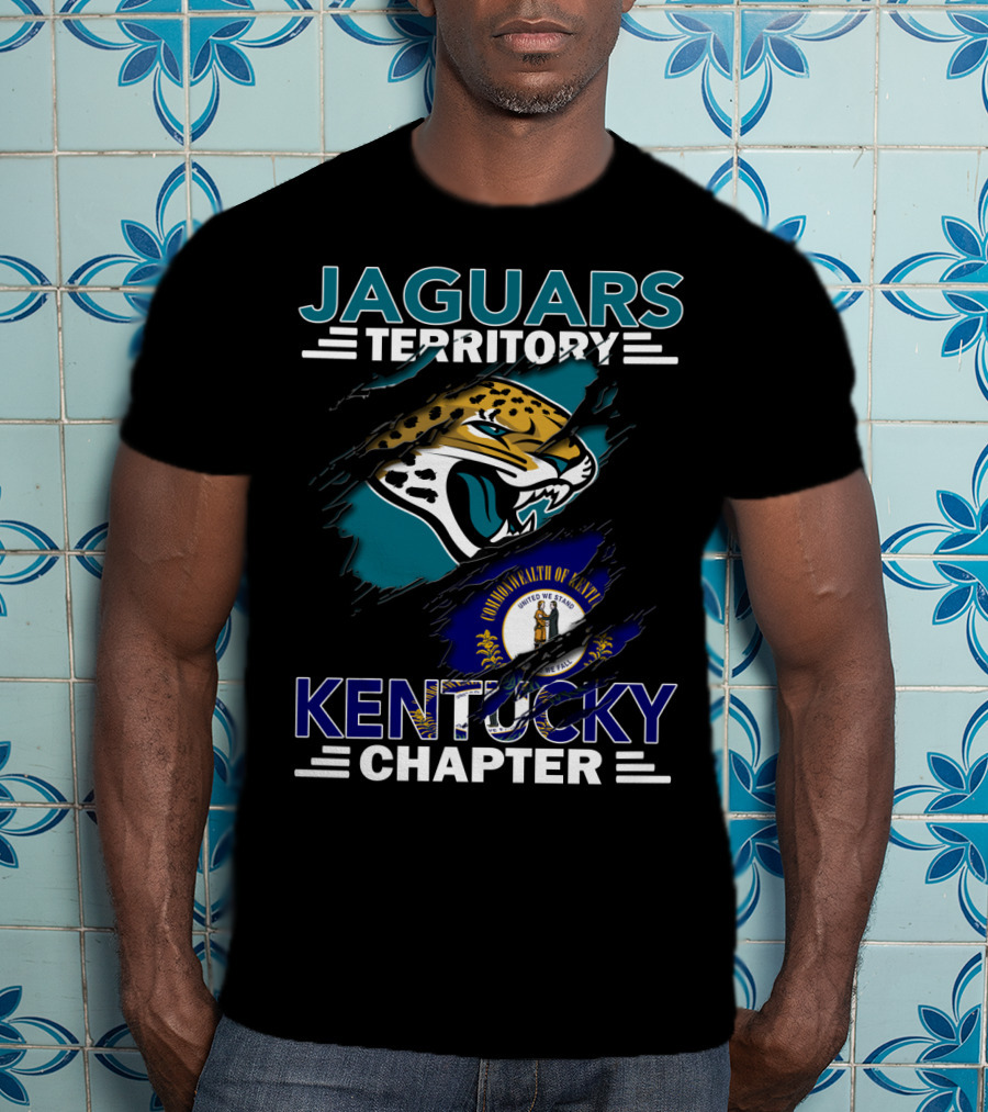 Jaguars Territory Kentucky Chapter Commonwealth Flag T-Shirt