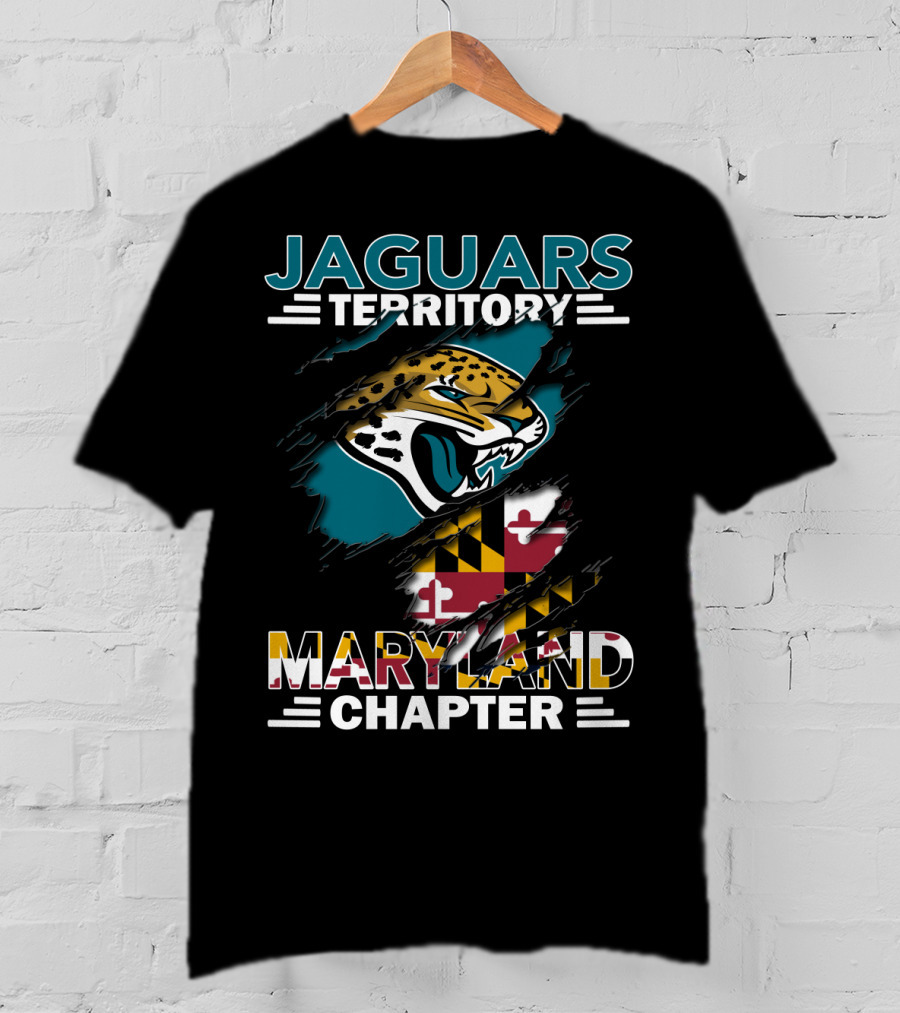 Jaguars Territory Maryland Chapter Maryland Flag Jaguars T-Shirt