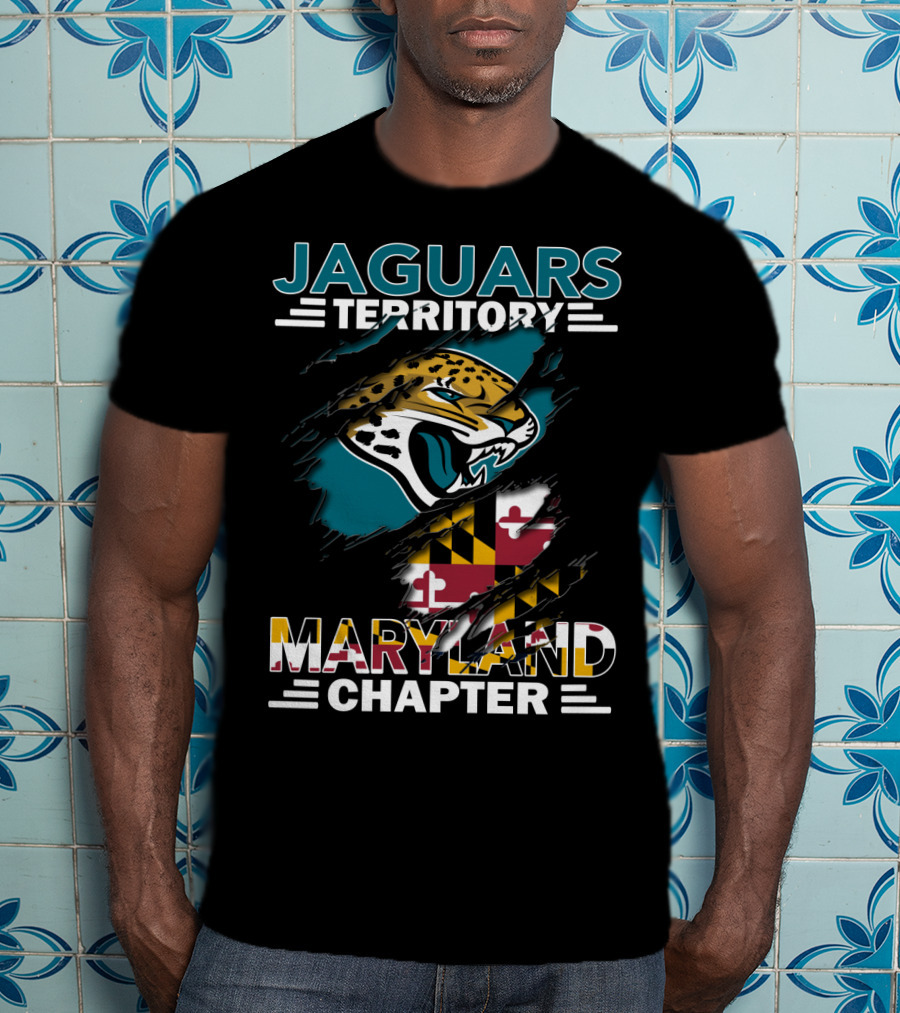 Jaguars Territory Maryland Chapter Maryland Flag Jaguars T-Shirt