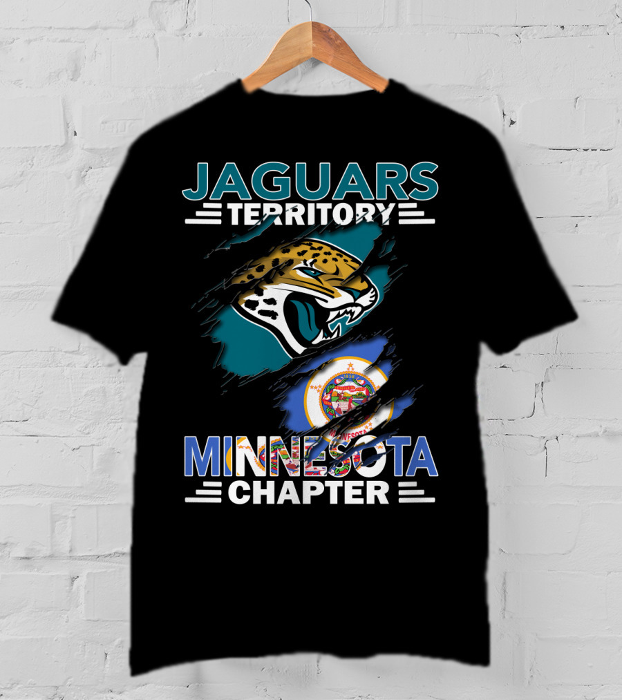 Jaguars Territory Minnesota Chapter Football Fan Club Logo State Pride T-Shirt