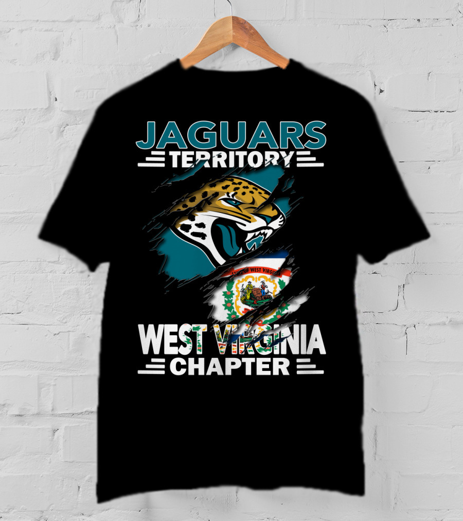 Jaguars Territory West Virginia Chapter Flag Edition T-Shirt