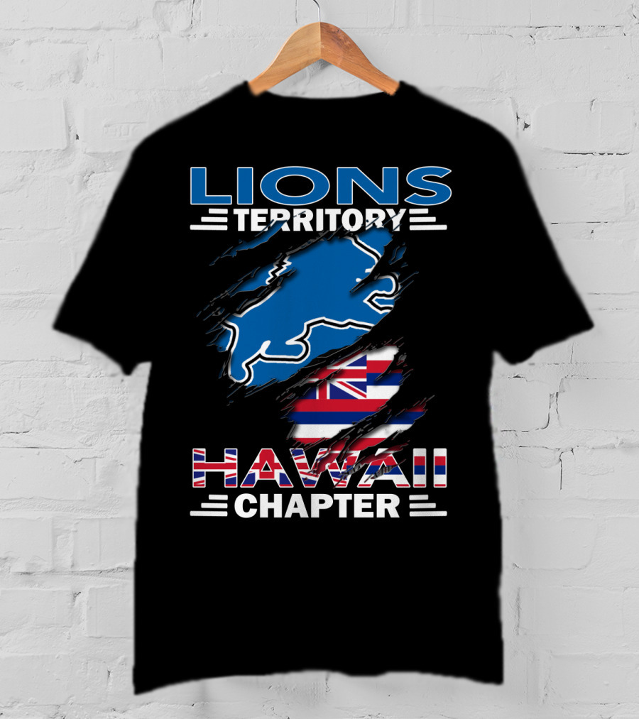 Lions Territory Hawaii Chapter Flag T-Shirt