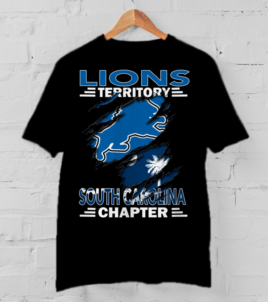 Lions Territory South Carolina Chapter Palmetto Flag T-Shirt