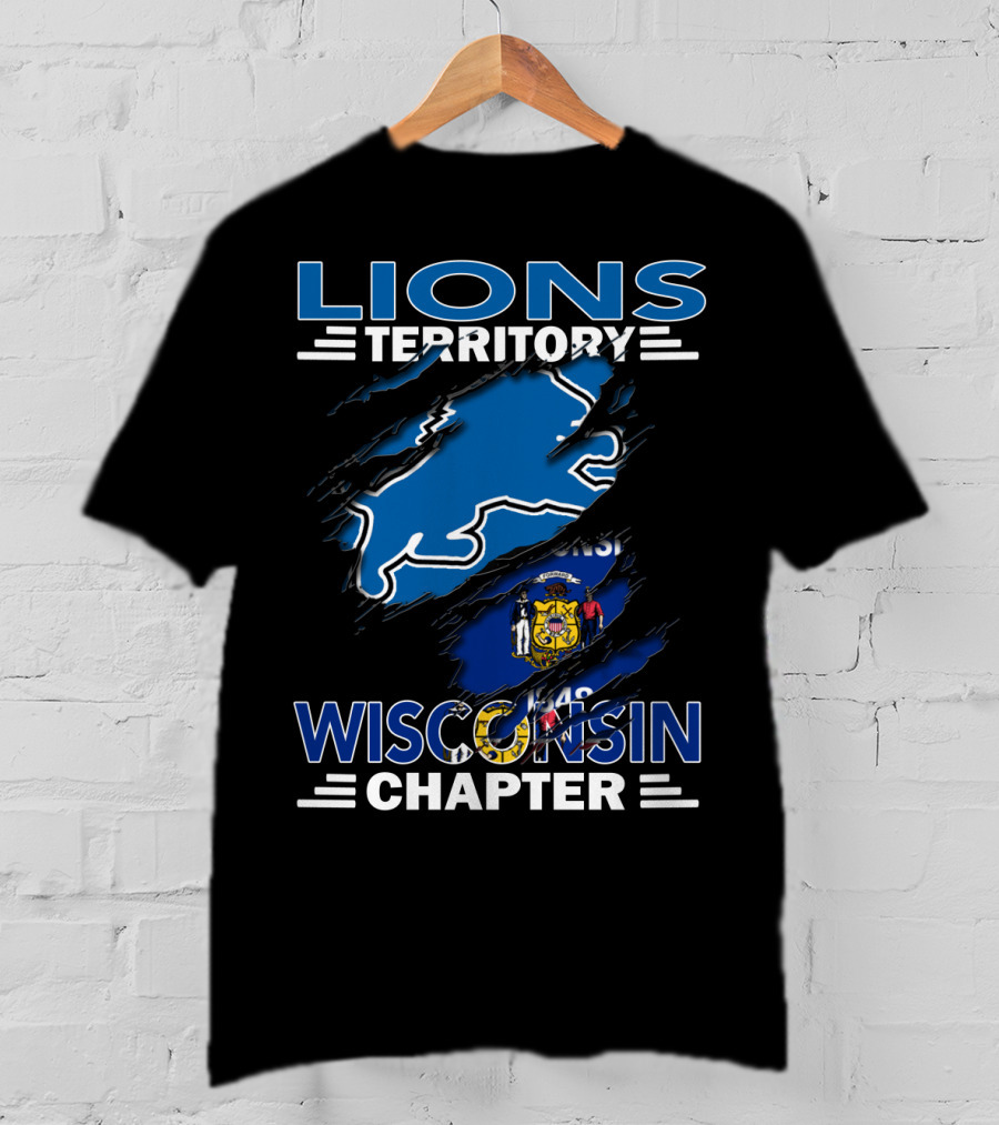 Lions Territory Wisconsin Chapter Sports T-Shirt