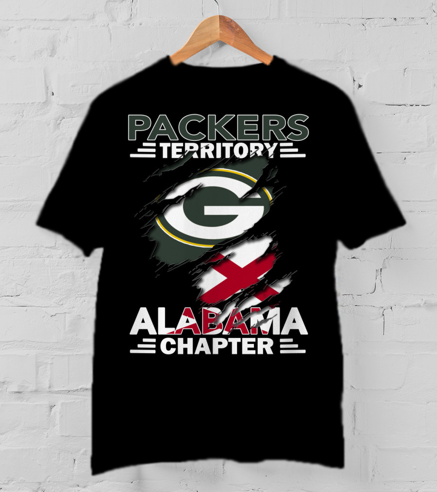 Packers Territory Alabama Chapter Green Bay Fans T-Shirt