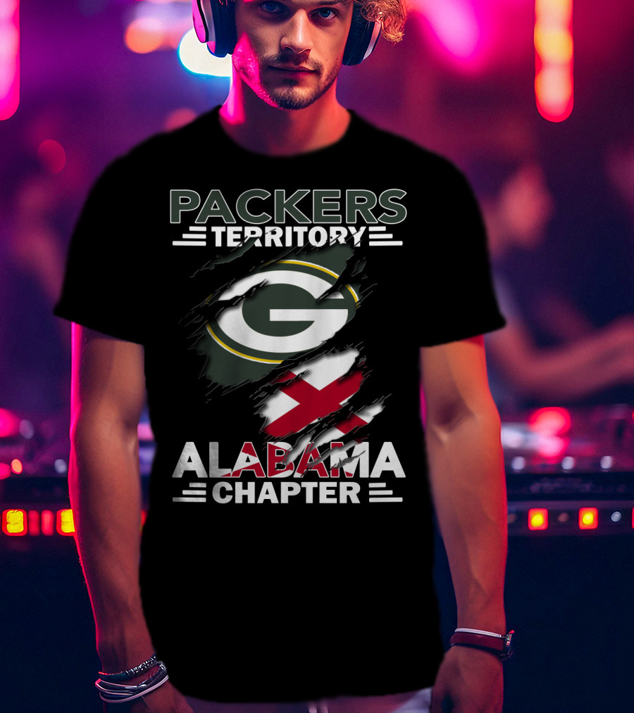 Packers Territory Alabama Chapter Green Bay Fans T-Shirt