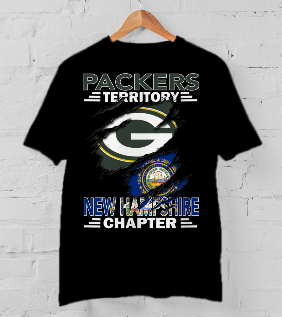 Packers Territory Green Bay New Hampshire Chapter Fan T-Shirt