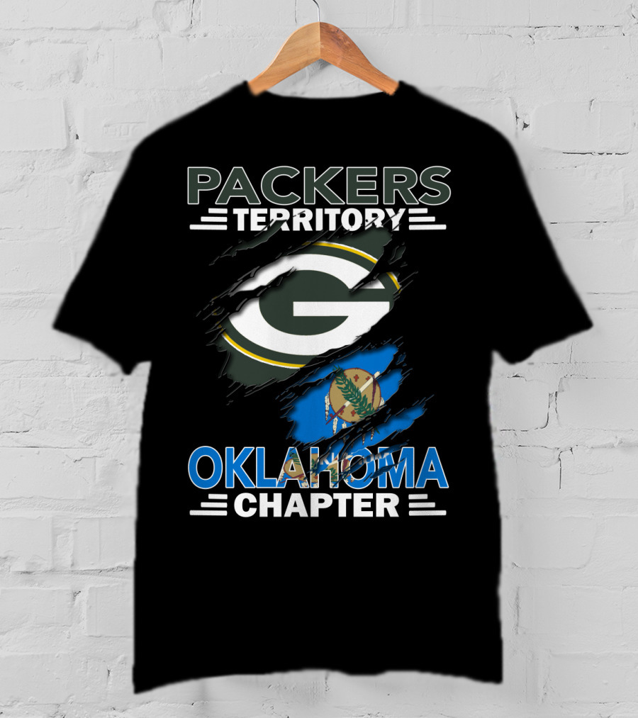 Packers Territory Oklahoma Chapter Green And Blue T-Shirt