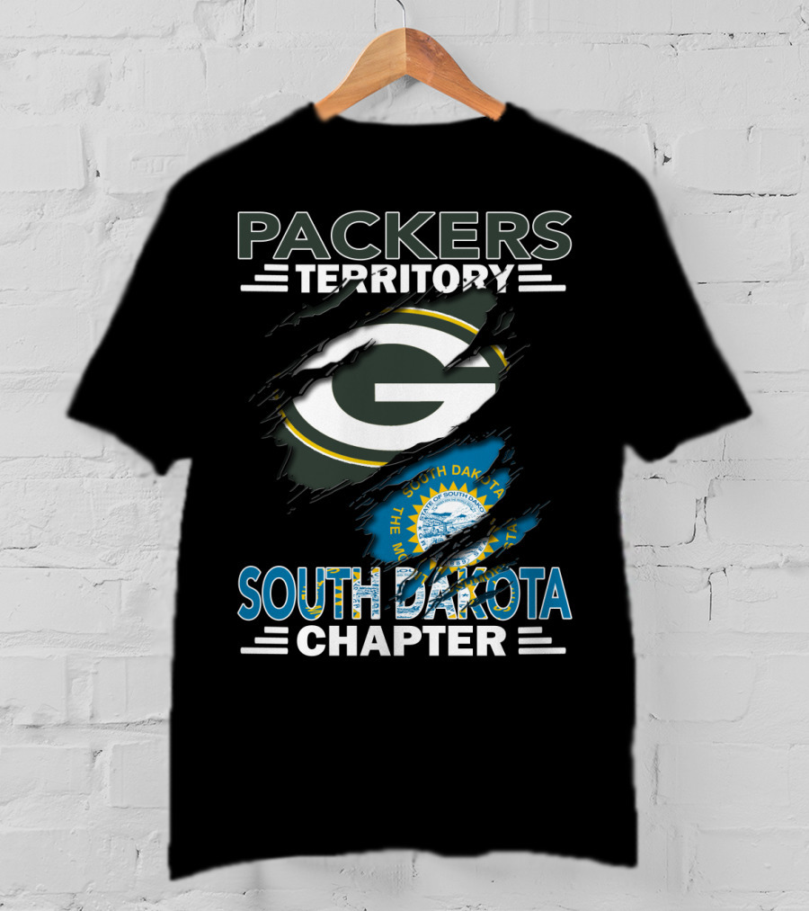 Packers Territory G South Dakota Chapter Flag T-Shirt