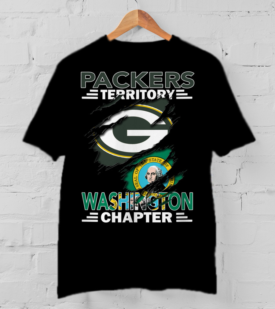 Packers Territory G Logo Seal Of Washington Chapter T-Shirt