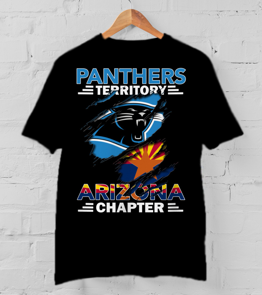 Panthers Territory Arizona Chapter NFL Team Fan Club T-Shirt