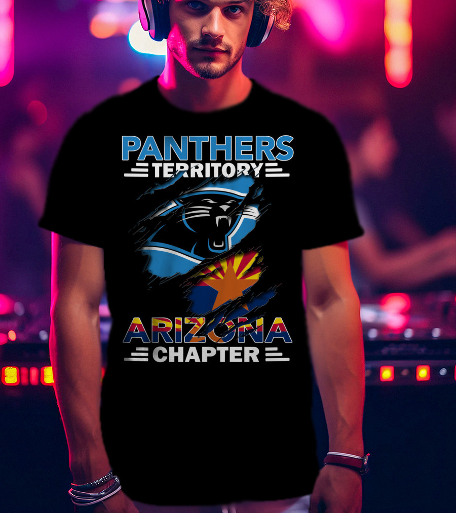 Panthers Territory Arizona Chapter NFL Team Fan Club T-Shirt