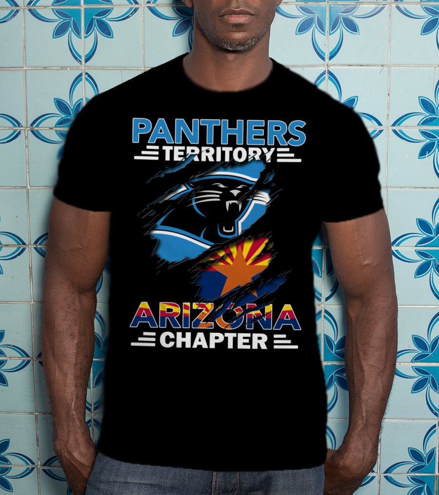 Panthers Territory Arizona Chapter NFL Team Fan Club T-Shirt
