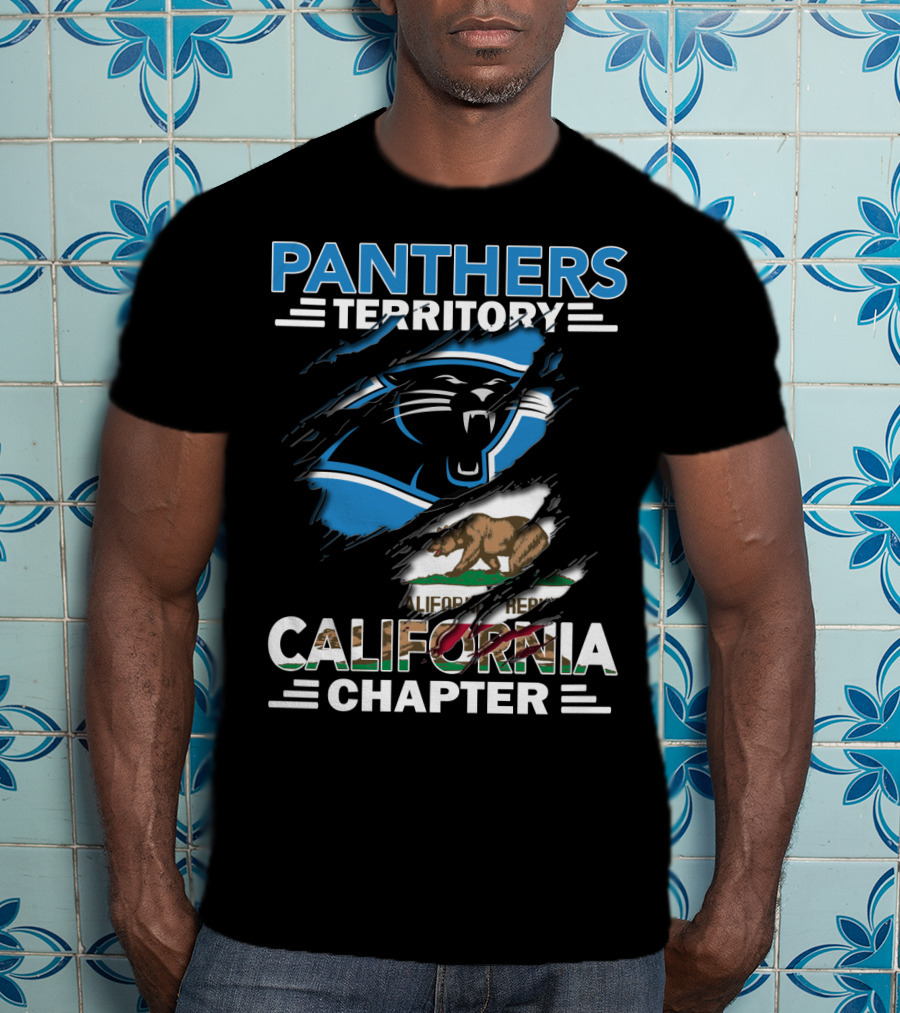 Panthers Territory California Chapter NFL State Pride T-Shirt