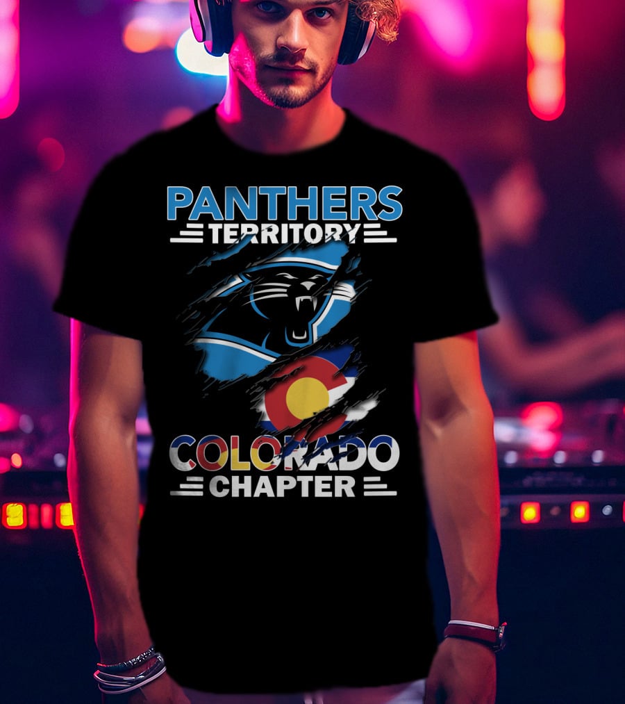 Panthers Territory Colorado Chapter NFL Fan Club T-Shirt