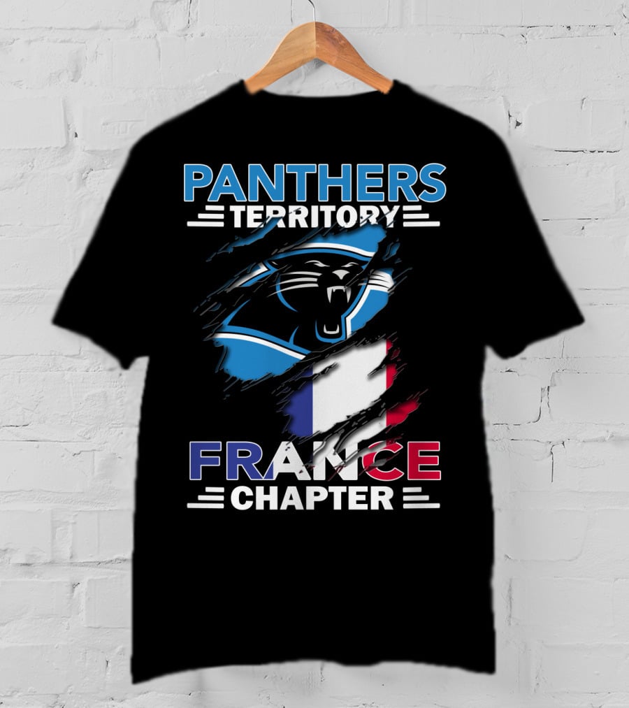 Panthers Territory France Chapter Flag T-Shirt