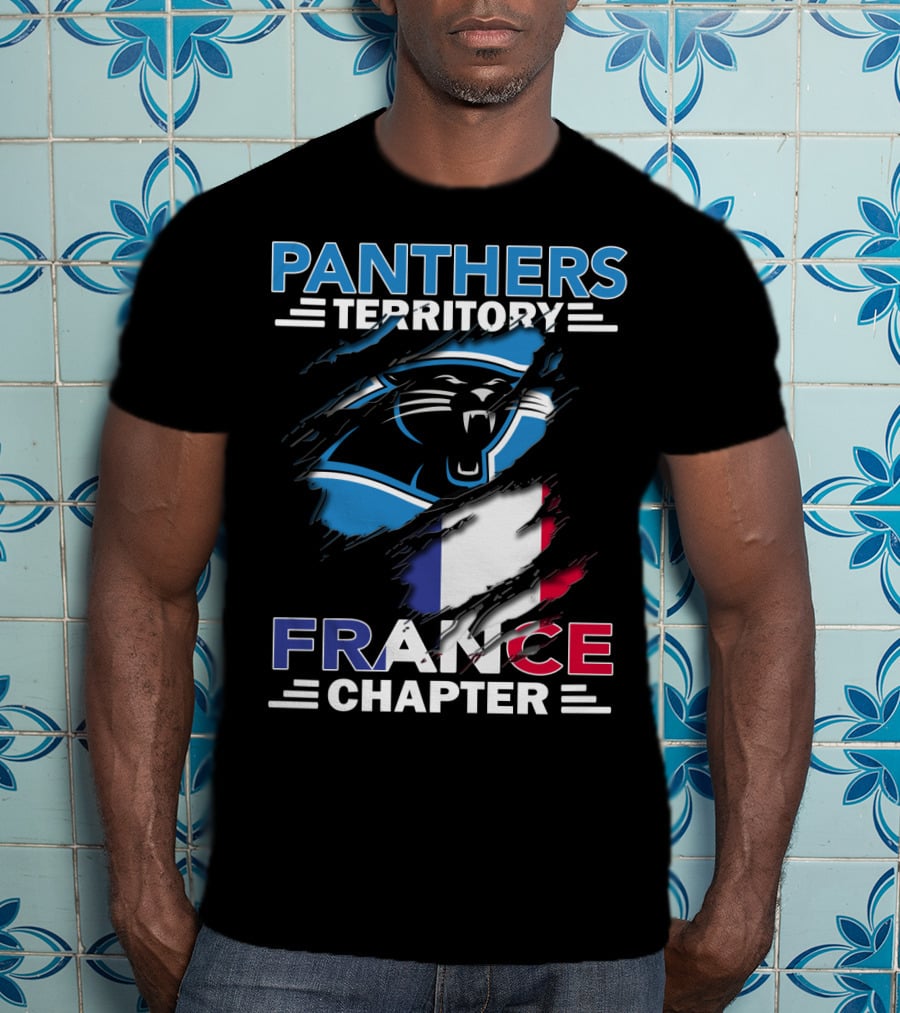 Panthers Territory France Chapter Flag T-Shirt