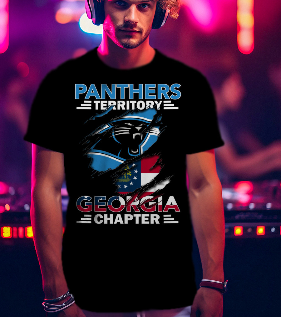 Panthers Territory Georgia Chapter Flag T-Shirt