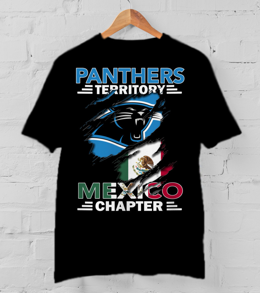 Panthers Territory Mexico Chapter Flag Emblem T-Shirt