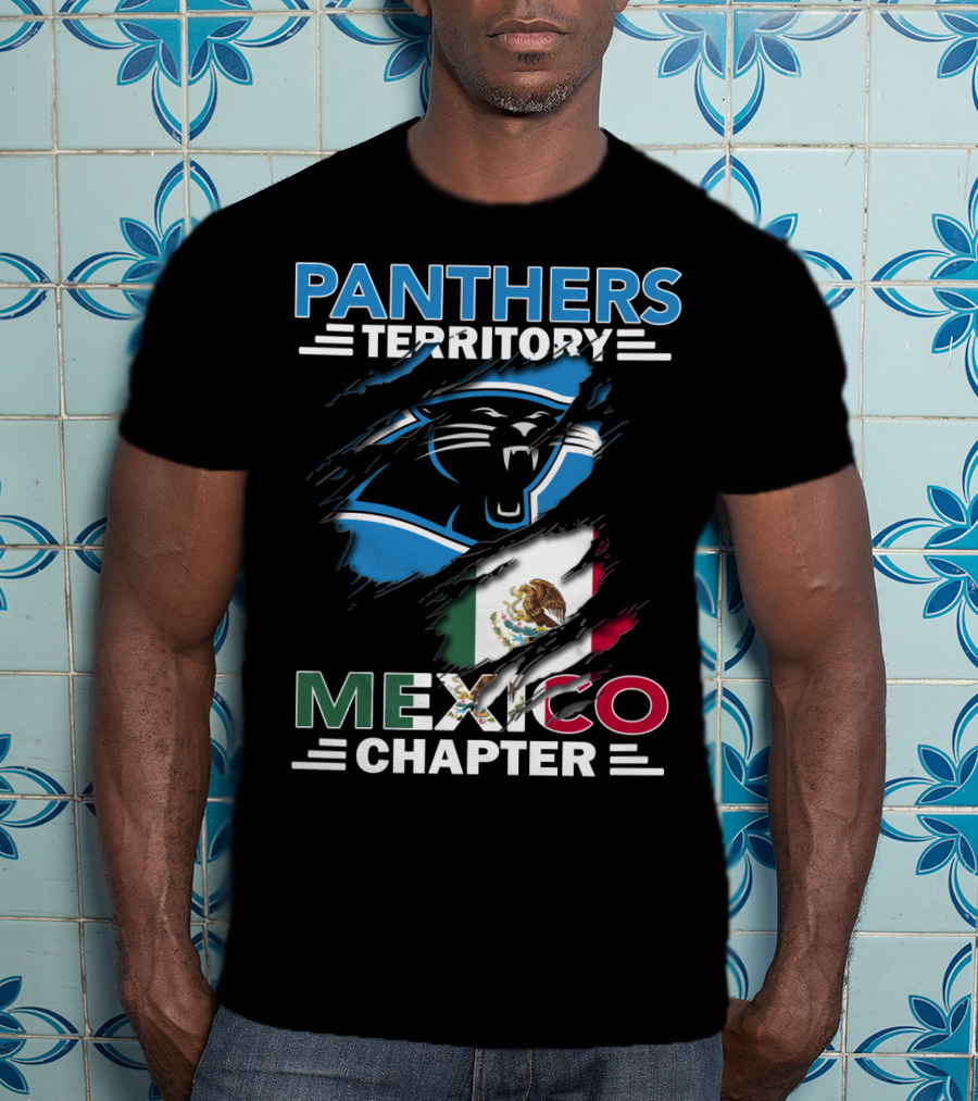 Panthers Territory Mexico Chapter Flag Emblem T-Shirt