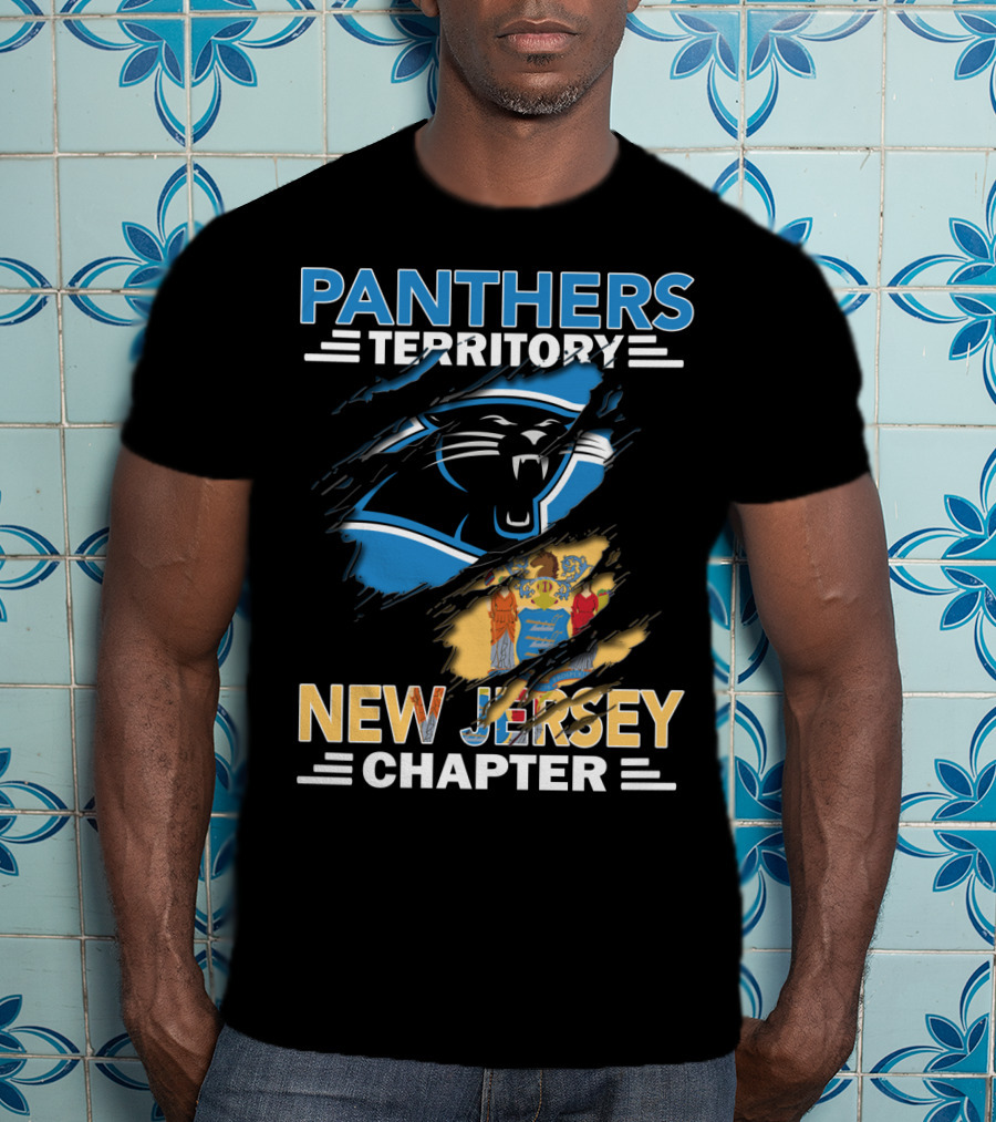 Panthers Territory New Jersey Chapter Logo And Seal Combo T-Shirt