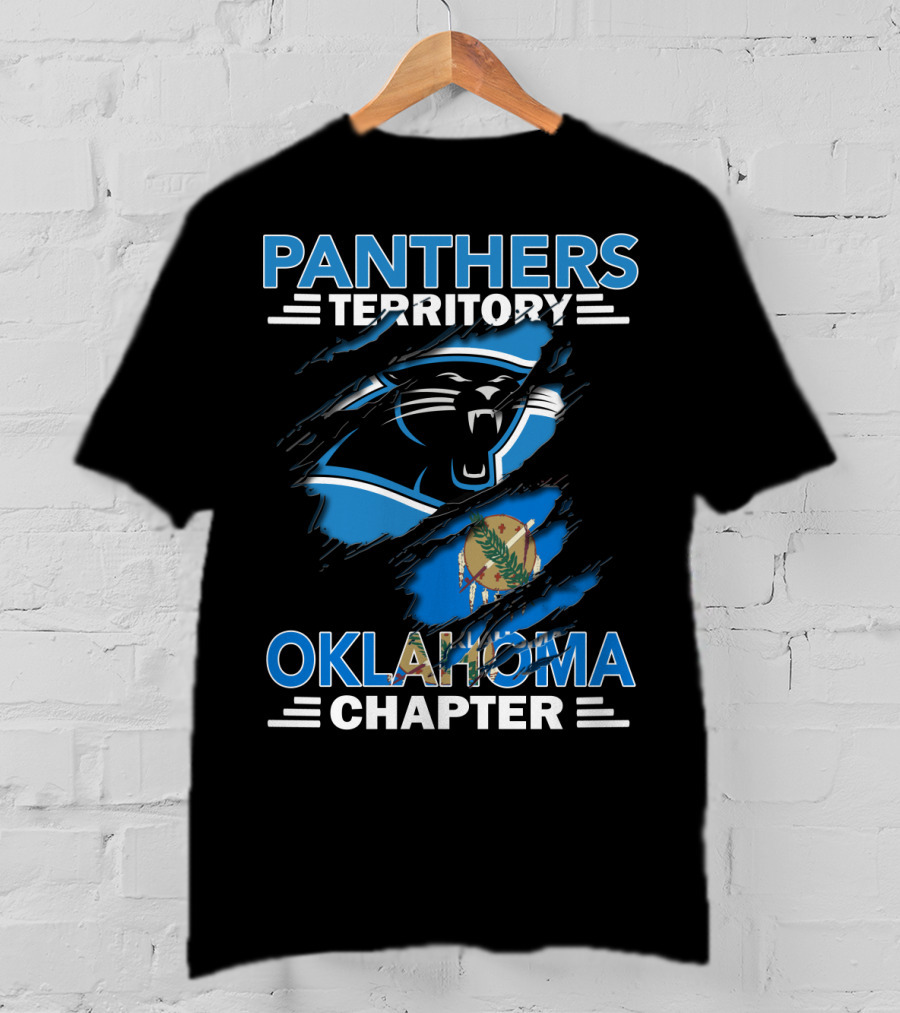 Panthers Territory Oklahoma Chapter Flag And Panther T-Shirt