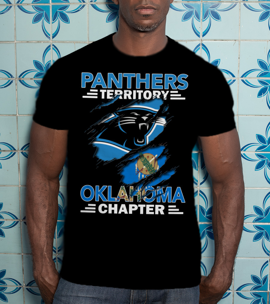 Panthers Territory Oklahoma Chapter Flag And Panther T-Shirt