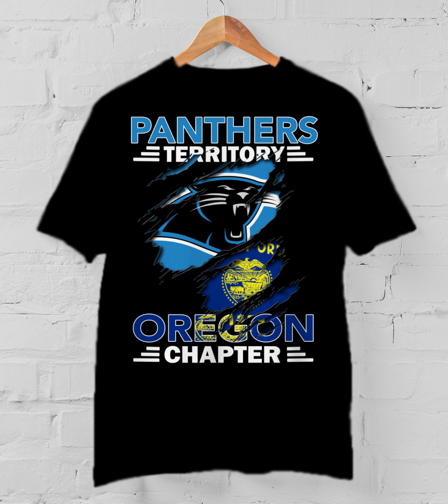 Panthers Territory Oregon Chapter Football T-Shirt